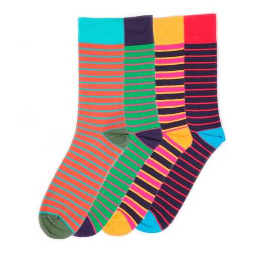Набор носков Burning heels Horizontal Stripes разноцветный 39-41 в Парижанка