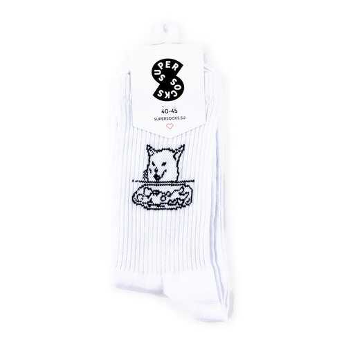 Носки Super Socks Кот Мем белые 35-40 в Парижанка