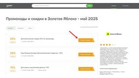 Что означает скидка 25% в Золотом Яблоке в Парижанка