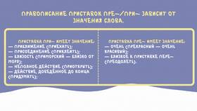 От чего зависит написание приставок в Парижанка