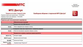 Сколько стоит тариф МТС в Парижанка