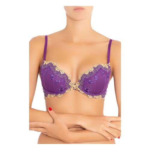 Бюстгальтер женский GRACIJA-RIM 10590-001587 фиолетовый 75A в Парижанка